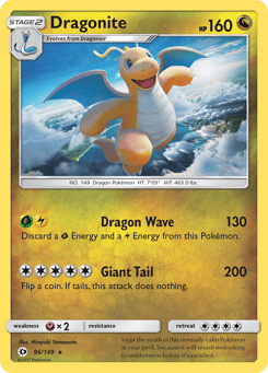 Dragonite 96/149 Sun & Moon