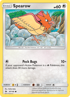 Spearow 97/149 Sun & Moon