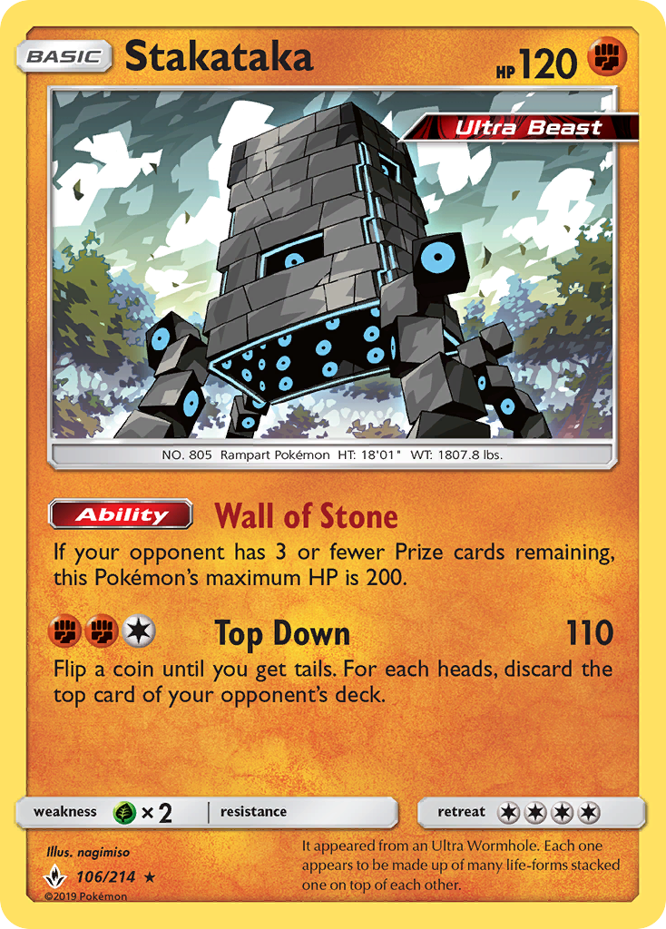 Stakataka 106/214 Unbroken Bonds