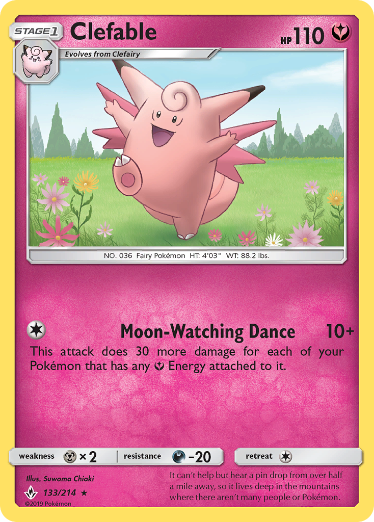 Clefable 133/214 Unbroken Bonds