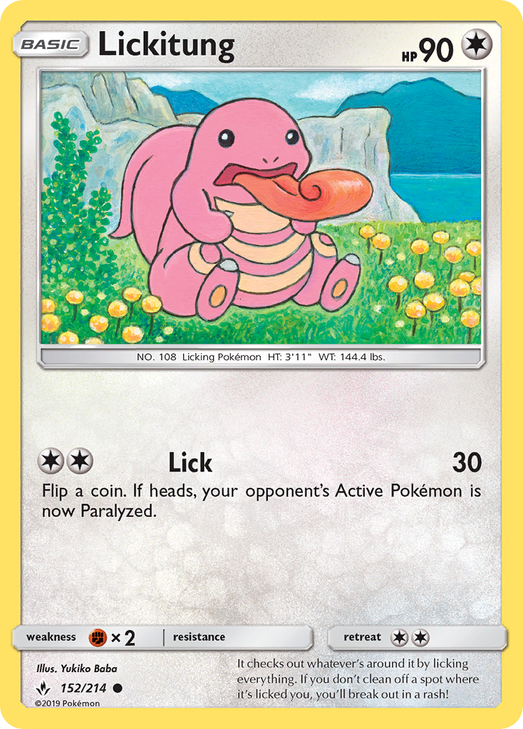 Lickitung 152/214 Unbroken Bonds