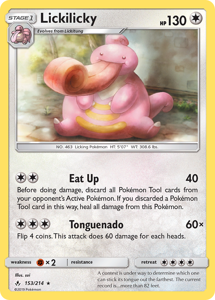 Lickilicky 153/214 Unbroken Bonds
