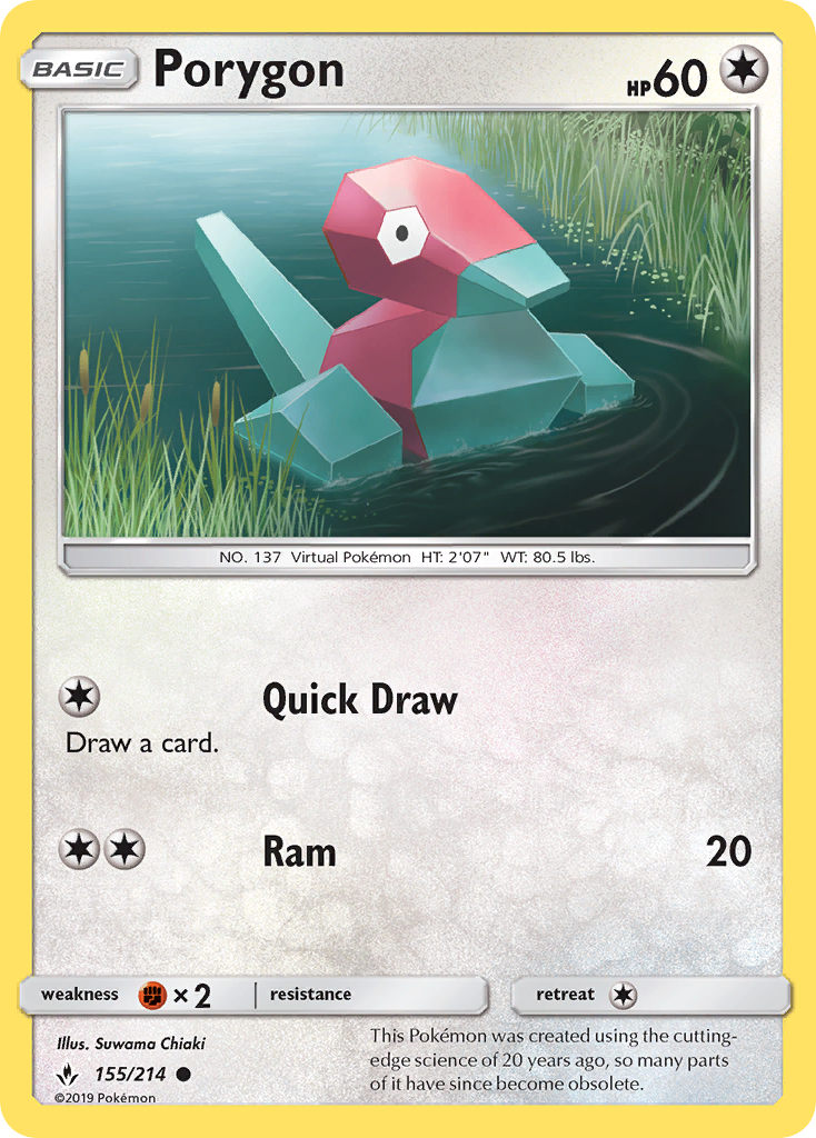 Porygon 155/214 Unbroken Bonds