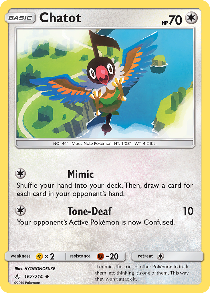 Chatot 162/214 Unbroken Bonds