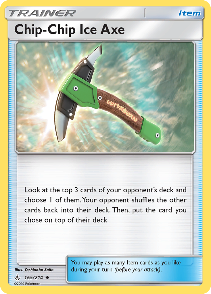 Chip-Chip Ice Axe 165/214 Unbroken Bonds
