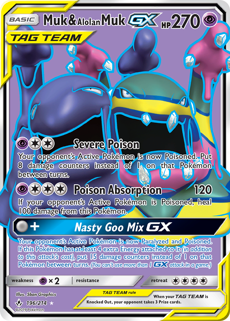 Muk & Alolan Muk-GX 196/214 Unbroken Bonds
