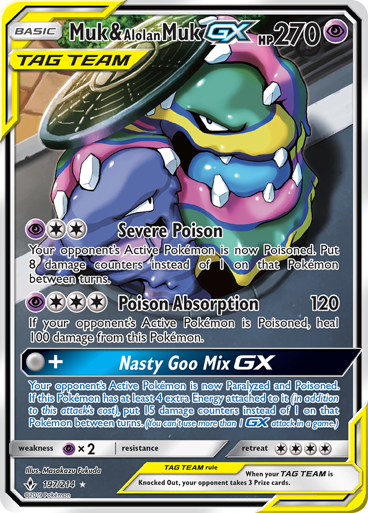 Muk & Alolan Muk-GX 197/214 Unbroken Bonds