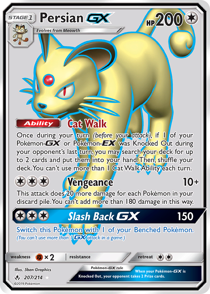 Persian-GX 207/214 Unbroken Bonds