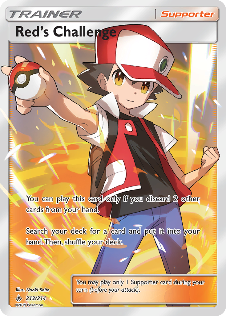 Red's Challenge 213/214 Unbroken Bonds