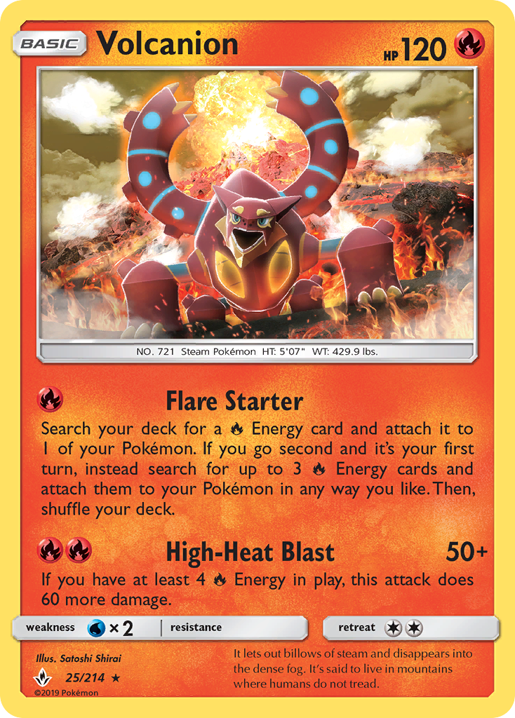 Volcanion 25/214 Unbroken Bonds