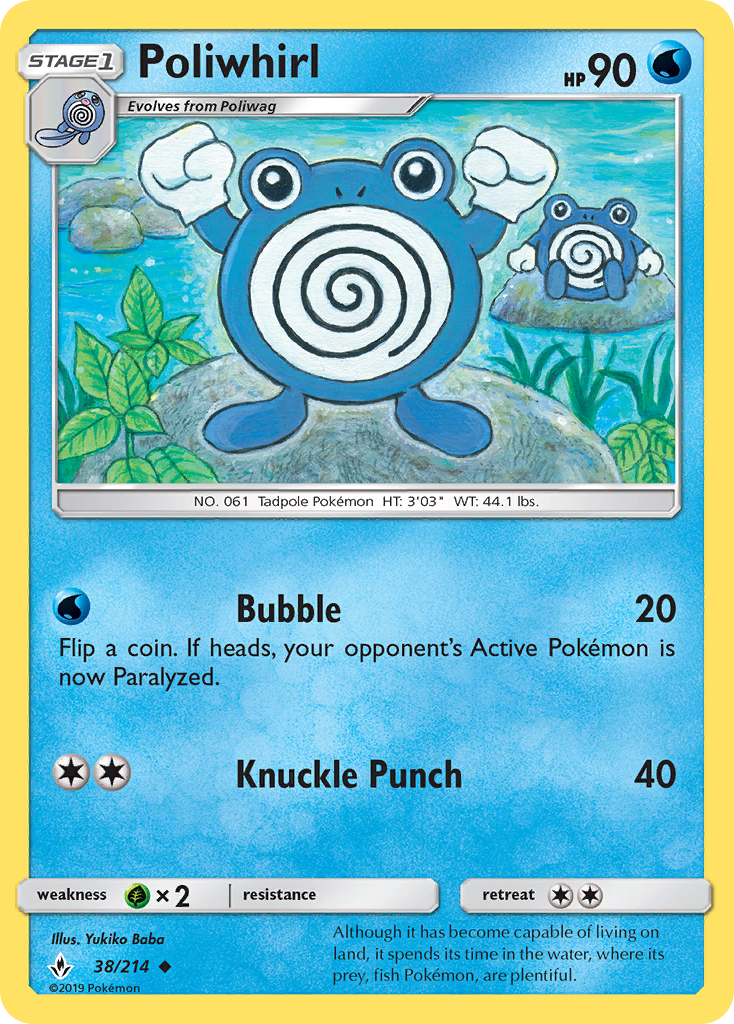 Poliwhirl 38/214 Unbroken Bonds