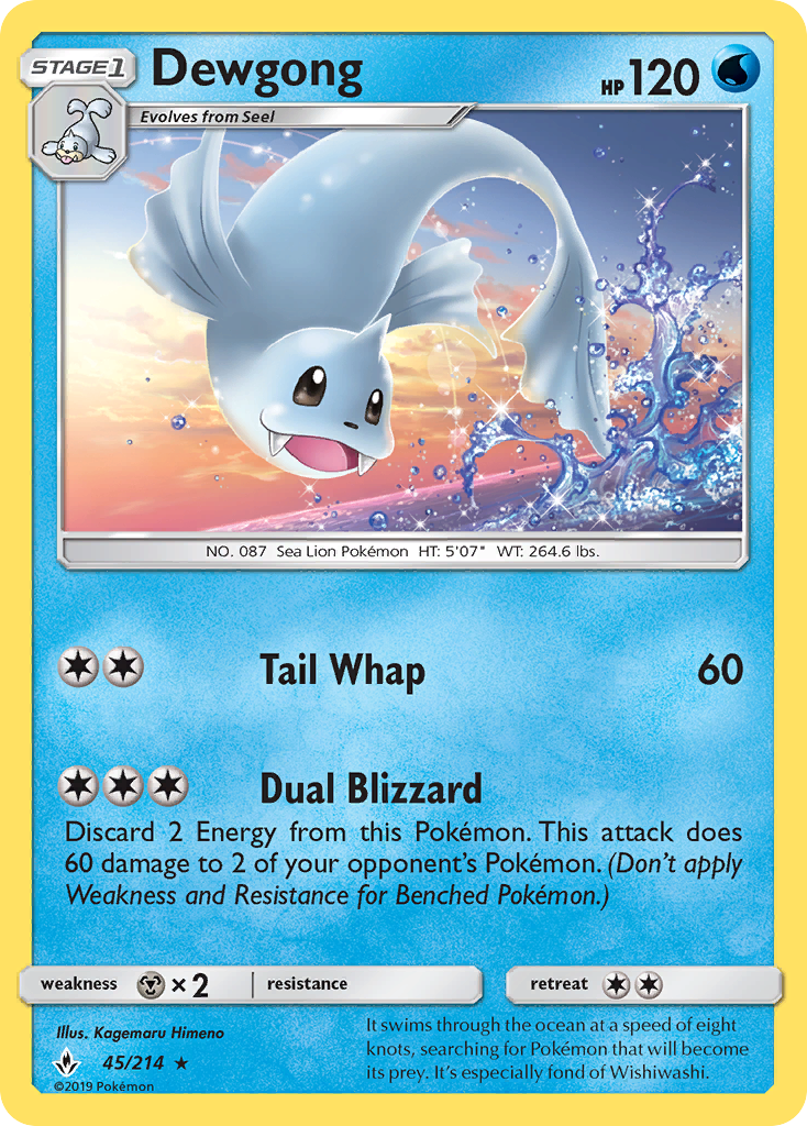Dewgong 45/214 Unbroken Bonds
