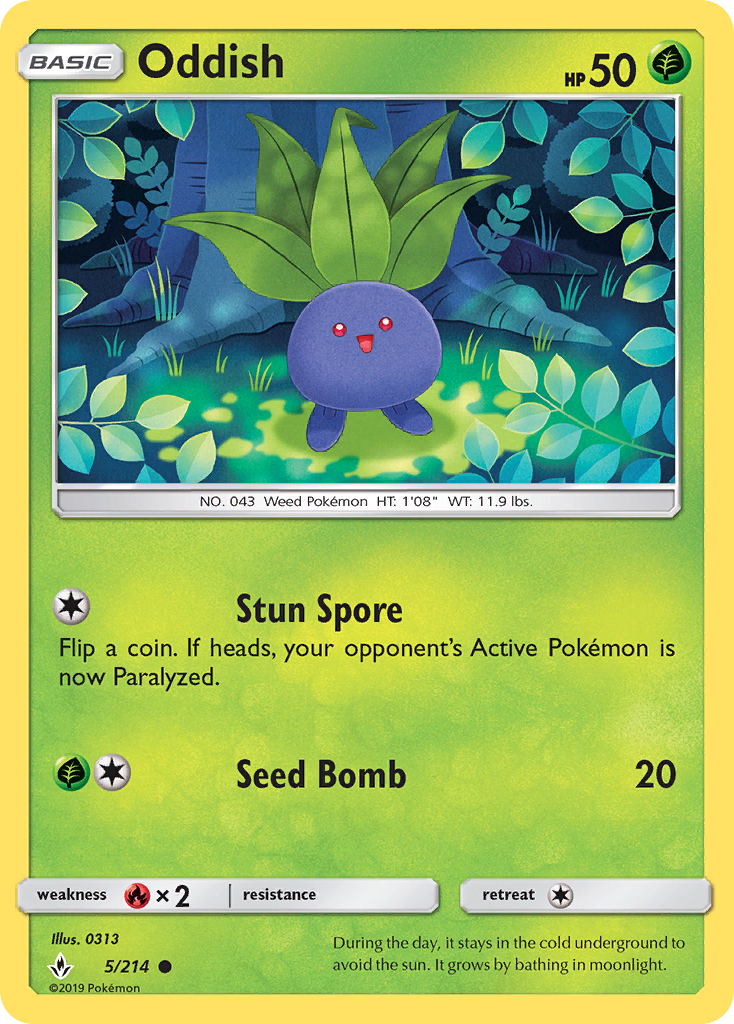 Oddish 5/214 Unbroken Bonds