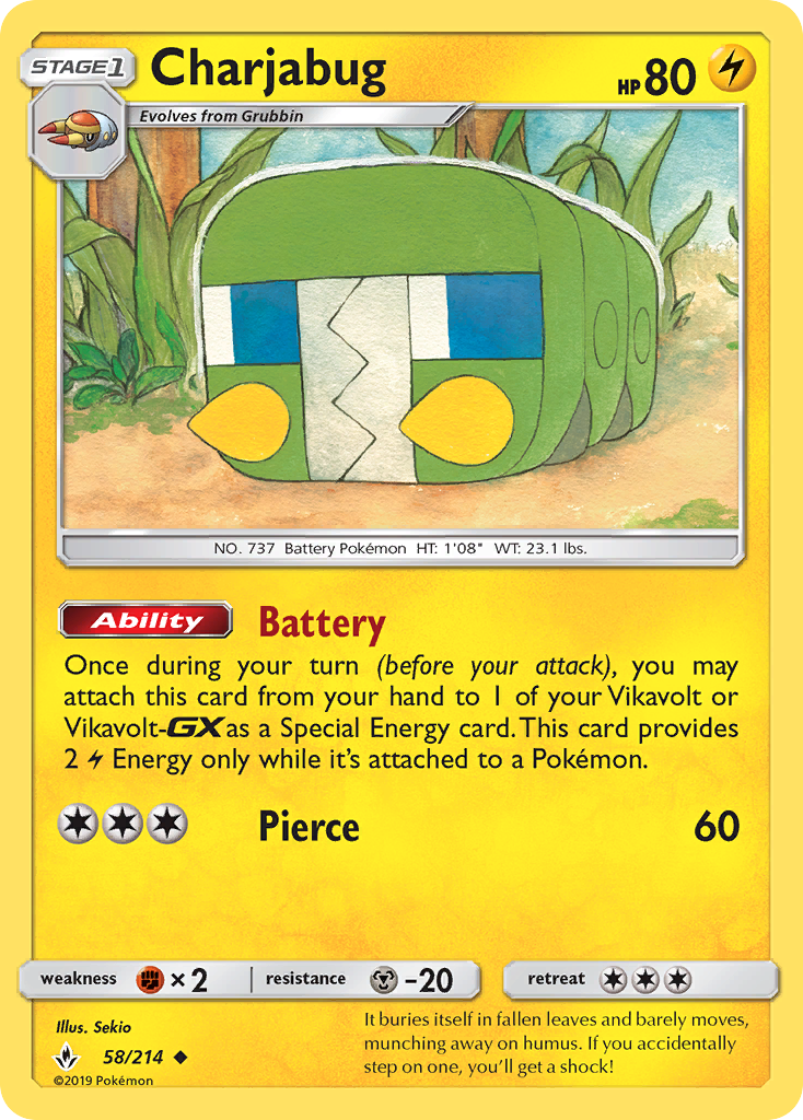 Charjabug 58/214 Unbroken Bonds