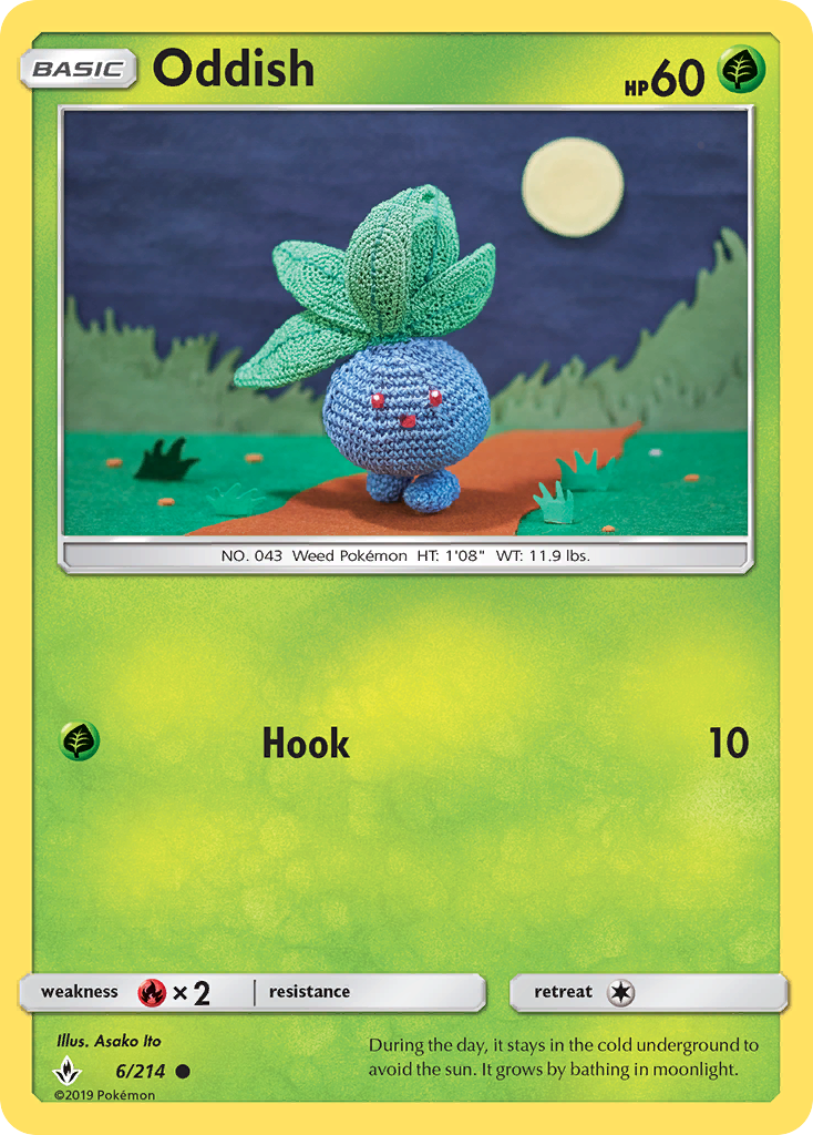 Oddish 6/214 Unbroken Bonds