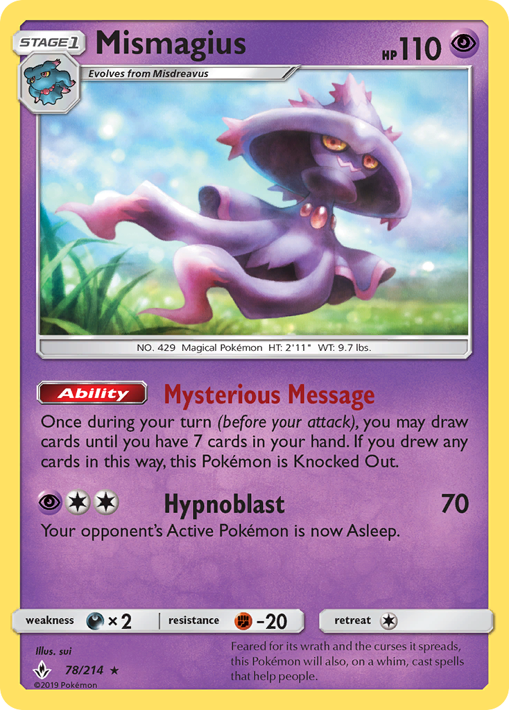 Mismagius 78/214 Unbroken Bonds