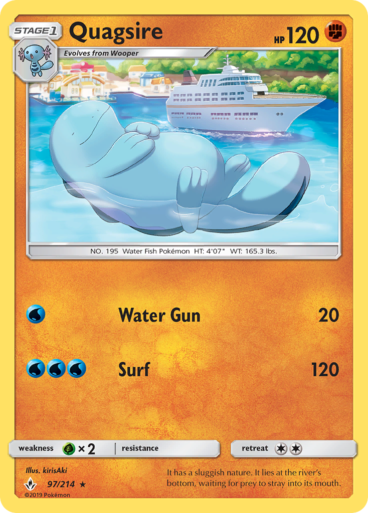 Quagsire 97/214 Unbroken Bonds
