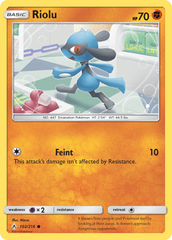 Riolu 102/214 Unbroken Bonds