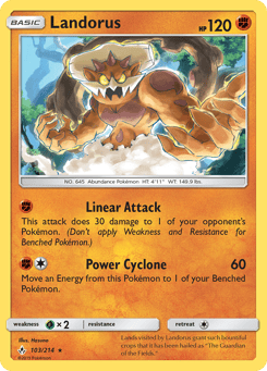 Landorus 103/214 Unbroken Bonds