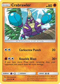 Crabrawler 104/214 Unbroken Bonds