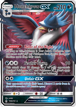 Honchkrow-GX 109/214 Unbroken Bonds