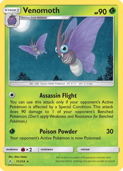 Venomoth 11/214 Unbroken Bonds