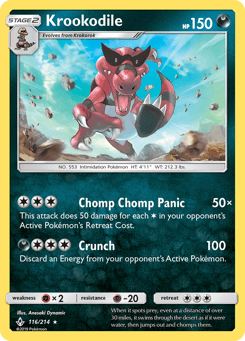 Krookodile 116/214 Unbroken Bonds