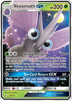 Venomoth-GX 12/214 Unbroken Bonds