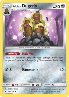 Alolan Dugtrio 122/214 Unbroken Bonds