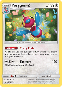 Porygon-Z 157/214 Unbroken Bonds