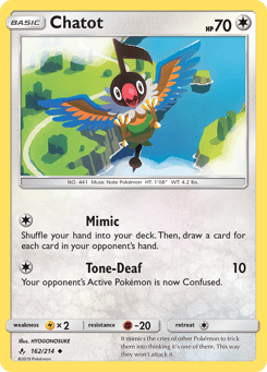 Chatot 162/214 Unbroken Bonds