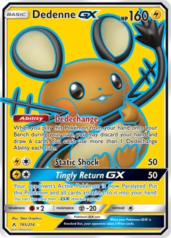 Dedenne-GX 195/214 Unbroken Bonds
