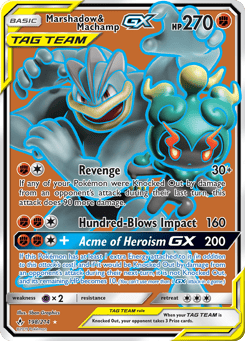 Marshadow & Machamp-GX 198/214 Unbroken Bonds