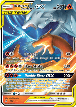 Reshiram & Charizard-GX 20/214 Unbroken Bonds