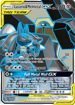 Lucario & Melmetal-GX 203/214 Unbroken Bonds
