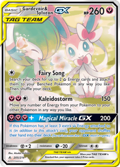 Gardevoir & Sylveon-GX 205/214 Unbroken Bonds