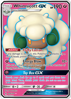 Whimsicott-GX 206/214 Unbroken Bonds