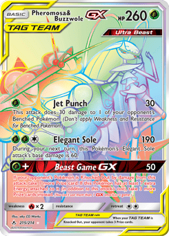 Pheromosa & Buzzwole-GX 215/214 Unbroken Bonds