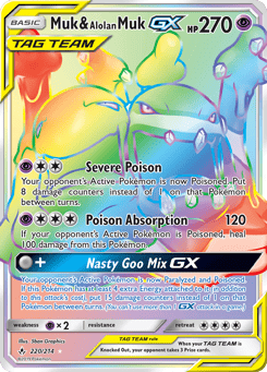Muk & Alolan Muk-GX 220/214 Unbroken Bonds