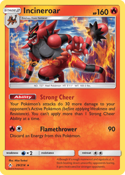 Incineroar 29/214 Unbroken Bonds
