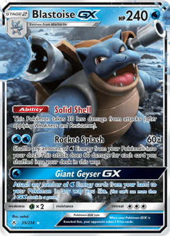 Blastoise-GX 35/214 Unbroken Bonds