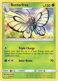 Butterfree 4/214 Unbroken Bonds
