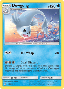 Dewgong 45/214 Unbroken Bonds