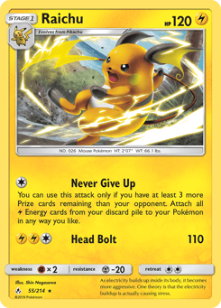 Raichu 55/214 Unbroken Bonds