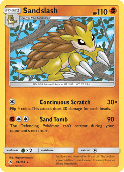 Sandslash 84/214 Unbroken Bonds