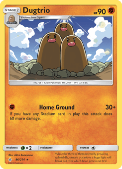 Dugtrio 86/214 Unbroken Bonds