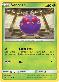 Venonat 9/214 Unbroken Bonds