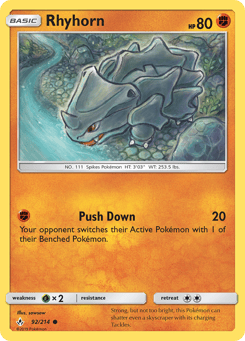 Rhyhorn 92/214 Unbroken Bonds