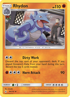 Rhydon 94/214 Unbroken Bonds