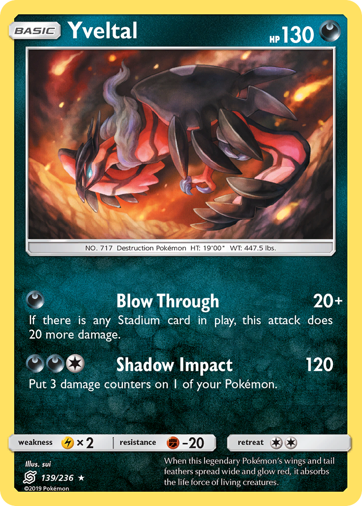 Yveltal 139/236 Unified Minds